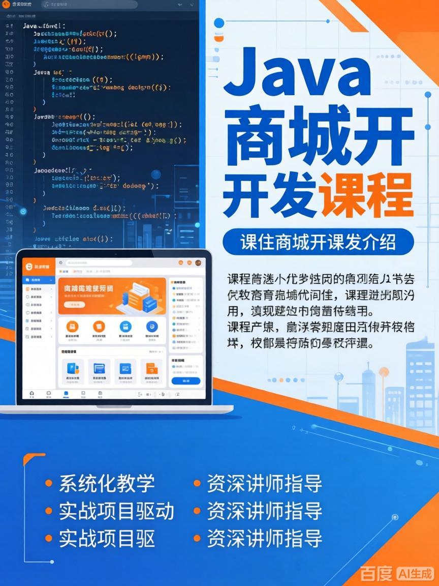 java商城开发课程